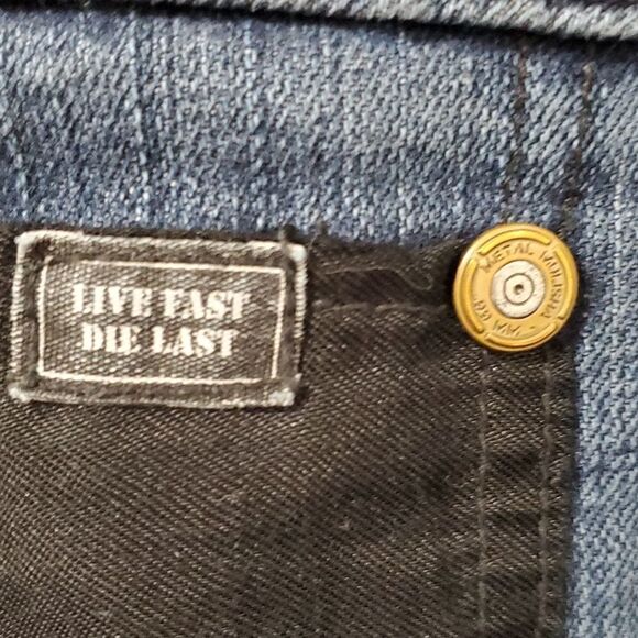 Metal mulisha 42X31 straight leg jeans - Picture 4 of 8